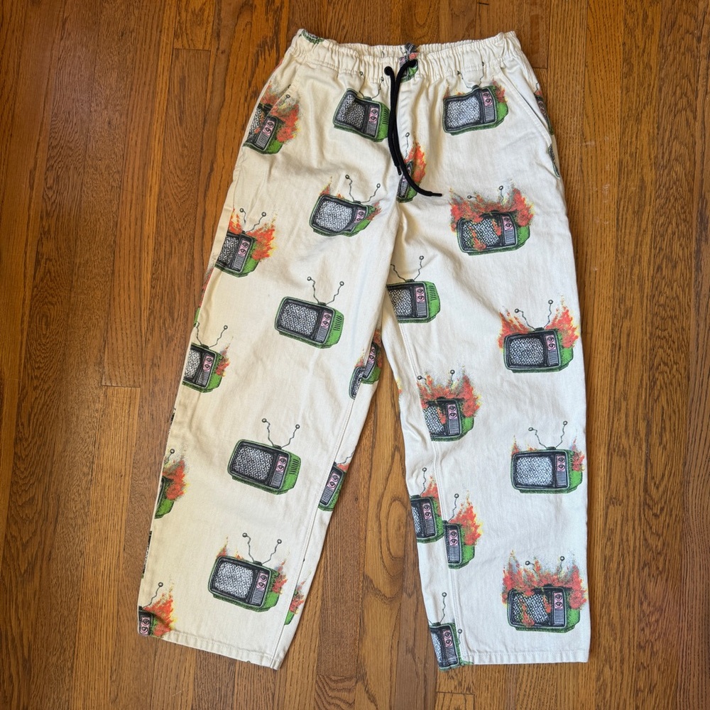 Volcom Justin Hager series pants with fire TV’s - Picture 3 of 3